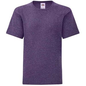 (14-15 Years, Purple) Fruit of the Loom Childrens/Kids Iconic Heather T-Shirt (14-15 Years, Purple) Fruit of the Loom Childrens/Kids Iconic Heather T-Shirt