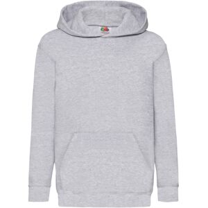 (14-15 Years, Grey) Fruit of the Loom Childrens/Kids Classic Heather Hooded Swea (14-15 Years, Grey) Fruit of the Loom Childrens/Kids Classic Heather Hooded Swea