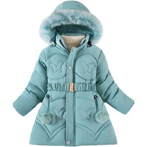 Xcsgsra (Sky Blue, 7-8Years) Kids Girl Winter Jacket Hooded Coat Warm butterfly Xcsgsra (Sky Blue, 7-8Years) Kids Girl Winter Jacket Hooded Coat Warm butterfly