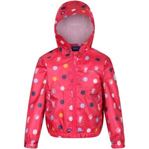 (36-48 Months, Blush Red) Regatta Childrens/Kids Peppa Pig Polka Dot Hooded Wate (36-48 Months, Blush Red) Regatta Childrens/Kids Peppa Pig Polka Dot Hooded Wate