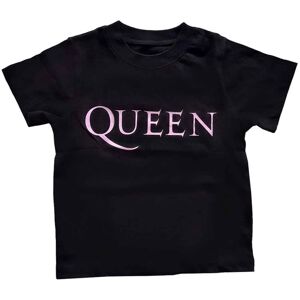 (3 Years, Black) Queen Toddler Pink Band Logo T Shirt (3 Years, Black) Queen Toddler Pink Band Logo T Shirt