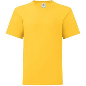 (5-6 Years, Sunflower) Fruit of the Loom Childrens/Kids Iconic 150 T-Shirt (5-6 Years, Sunflower) Fruit of the Loom Childrens/Kids Iconic 150 T-Shirt