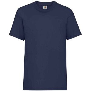 (7-8 Years, Deep Navy) Fruit of the Loom Childrens/Kids Valueweight T-Shirt (7-8 Years, Deep Navy) Fruit of the Loom Childrens/Kids Valueweight T-Shirt