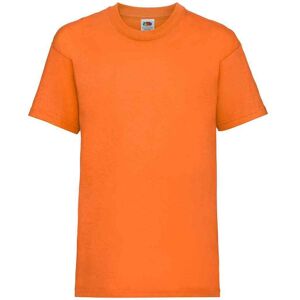 (7-8 Years, Orange) Fruit of the Loom Childrens/Kids Valueweight T-Shirt (7-8 Years, Orange) Fruit of the Loom Childrens/Kids Valueweight T-Shirt