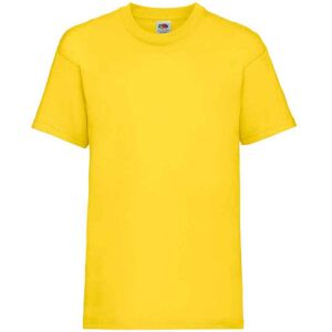 (7-8 Years, Yellow) Fruit of the Loom Childrens/Kids Valueweight T-Shirt (7-8 Years, Yellow) Fruit of the Loom Childrens/Kids Valueweight T-Shirt