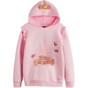 (5-6 Years, Pink) Disney Princess Childrens/Kids Crown 3D Hoodie (5-6 Years, Pink) Disney Princess Childrens/Kids Crown 3D Hoodie