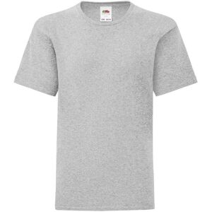 (9 Years, Heather Grey) Fruit of the Loom Childrens/Kids Iconic T-Shirt (9 Years, Heather Grey) Fruit of the Loom Childrens/Kids Iconic T-Shirt