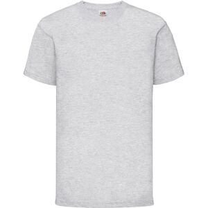 (7-8 Years, Grey) Fruit of the Loom Childrens/Kids Value Heather T-Shirt (7-8 Years, Grey) Fruit of the Loom Childrens/Kids Value Heather T-Shirt