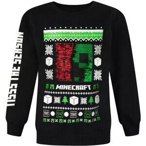 (9 Years, Black/Green/White) Minecraft Childrens/Kids Creeper Sequins Christmas (9 Years, Black/Green/White) Minecraft Childrens/Kids Creeper Sequins Christmas