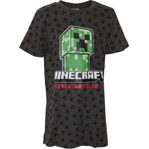 (10-11 Years, Grey) Minecraft Childrens/Kids Creeper All-Over Print T-Shirt (10-11 Years, Grey) Minecraft Childrens/Kids Creeper All-Over Print T-Shirt