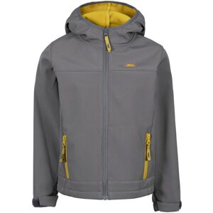 Trespass Childrens Faster Soft Shell Jacket Storm Grey/Sulphur - Kids 2-3Y Trespass Childrens Faster Soft Shell Jacket Storm Grey/Sulphur - Kids 2-3Y