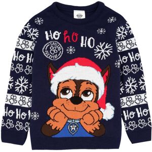 (6-7 Years, Navy) Paw Patrol Childrens/Kids Chase Knitted Christmas Jumper (6-7 Years, Navy) Paw Patrol Childrens/Kids Chase Knitted Christmas Jumper