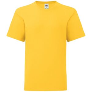 (9-11 Years, Sunflower Yellow) Fruit Of The Loom Boys Iconic T-Shirt (9-11 Years, Sunflower Yellow) Fruit Of The Loom Boys Iconic T-Shirt
