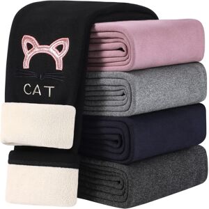 Gogerstar (120CM, Cat Black) 1Pcs Girls Fleece Lined Leggings Kids Thermal Leggings Rabbit Gogerstar (120CM, Cat Black) 1Pcs Girls Fleece Lined Leggings Kids Thermal Leggings Rabbit