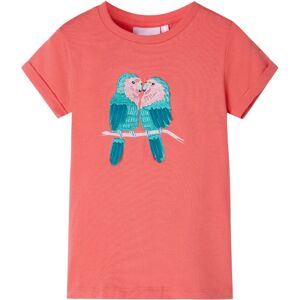 VidaXL (coral, 92 (1.5-2y)) Kids' T-shirt Short Sleeves Tee Children's T Shirt Toddler VidaXL (coral, 92 (1.5-2y)) Kids' T-shirt Short Sleeves Tee Children's T Shirt Toddler