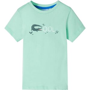 VidaXL (green, 116 (5-6y)) Kids' T-shirt with Short Sleeves Children's T Shirt Tee Top VidaXL (green, 116 (5-6y)) Kids' T-shirt with Short Sleeves Children's T Shirt Tee Top