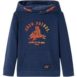 VidaXL (navy, 128 (7-8y)) Kids' Hooded Sweatshirt Children Pullover Hoodie Navy Melange VidaXL (navy, 128 (7-8y)) Kids' Hooded Sweatshirt Children Pullover Hoodie Navy Melange