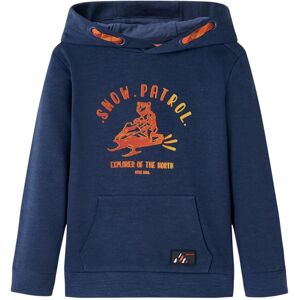 VidaXL (navy, 116 (5-6y)) Kids' Hooded Sweatshirt Children Pullover Hoodie Navy Melange VidaXL (navy, 116 (5-6y)) Kids' Hooded Sweatshirt Children Pullover Hoodie Navy Melange