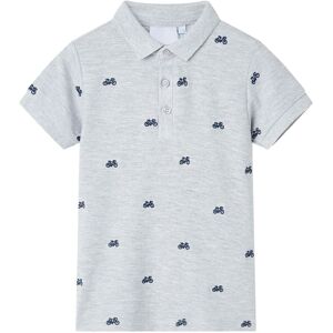 VidaXL (grey, 116 (5-6y)) Kids' Polo Shirt School Children T Shirts Plain Summer Tank T VidaXL (grey, 116 (5-6y)) Kids' Polo Shirt School Children T Shirts Plain Summer Tank T
