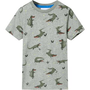 VidaXL (116 (5-6y)) Kids' T-shirt Short Sleeves Toddler Children's Shirt Tee Light Khak VidaXL (116 (5-6y)) Kids' T-shirt Short Sleeves Toddler Children's Shirt Tee Light Khak