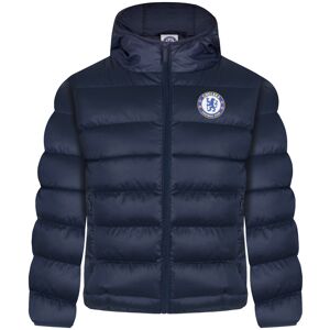 (Blue, 12-13 Years) Chelsea FC Boys Jacket Hooded Winter Quilted Kids OFFICIAL F (Blue, 12-13 Years) Chelsea FC Boys Jacket Hooded Winter Quilted Kids OFFICIAL F
