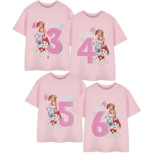 (5-6 Years) Paw Patrol Short Sleeved T-Shirt (Girls Pink) (5-6 Years) Paw Patrol Short Sleeved T-Shirt (Girls Pink)