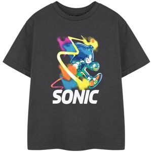 (7-8 Years) Sonic the Hedgehog Short Sleeved T-Shirt (Boys Grey) (7-8 Years) Sonic the Hedgehog Short Sleeved T-Shirt (Boys Grey)
