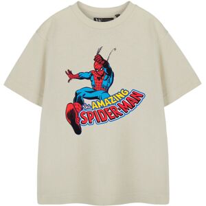 (11-12 Years) Marvel Short Sleeved T-Shirt (Boys Beige) (11-12 Years) Marvel Short Sleeved T-Shirt (Boys Beige)