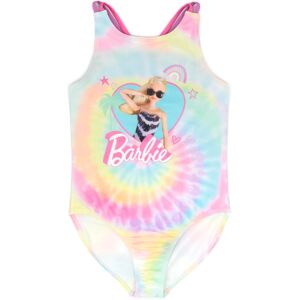 (5-6 Years) Barbie 1 Piece Swimming Costume (Girls Multicoloured) (5-6 Years) Barbie 1 Piece Swimming Costume (Girls Multicoloured)