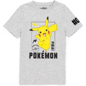 Pokémon (5-6 Years) Pokemon T-Shirt Boys Kids Pikachu Character Game Grey Short Sleeve T Pokémon (5-6 Years) Pokemon T-Shirt Boys Kids Pikachu Character Game Grey Short Sleeve T