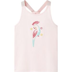 vidaXL Kids' Tank Top Soft Pink - Children's Sleeveless Shirt vidaXL Kids' Tank Top Soft Pink - Children's Sleeveless Shirt
