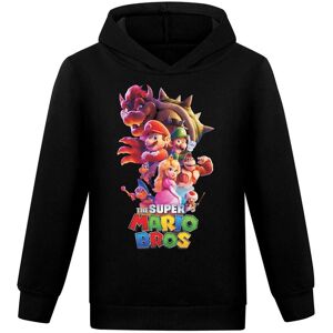 Unbranded (Black, 9-10Y) The Super Mario Bros Kids Boys Girls Cute Hoodie Long Sleeve Loos Unbranded (Black, 9-10Y) The Super Mario Bros Kids Boys Girls Cute Hoodie Long Sleeve Loos