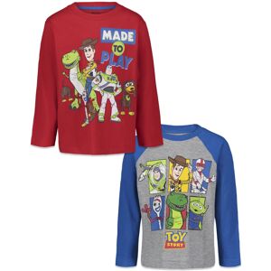 Disney Pixar Toy Story Woody Buzz Lightyear Forky Little Boys 2 Pack Long Sleeve Disney Pixar Toy Story Woody Buzz Lightyear Forky Little Boys 2 Pack Long Sleeve