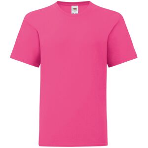 (14-15 Years, Fuchsia) Fruit of the Loom Childrens/Kids Iconic 150 T-Shirt (14-15 Years, Fuchsia) Fruit of the Loom Childrens/Kids Iconic 150 T-Shirt