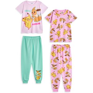 Pokémon (11-12 Years) Pokemon Multi-Pack of 2 Short Sleeve Long Leg Pyjama Set (Girls Pi Pokémon (11-12 Years) Pokemon Multi-Pack of 2 Short Sleeve Long Leg Pyjama Set (Girls Pi