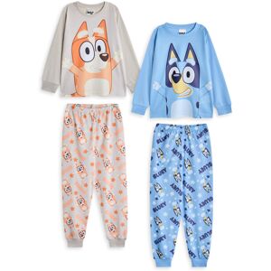 (18-24 Months) Bluey Multi-Pack of 2 Long Sleeve Long Leg Pyjama Set (Unisex Kid (18-24 Months) Bluey Multi-Pack of 2 Long Sleeve Long Leg Pyjama Set (Unisex Kid