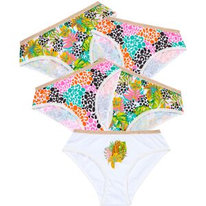 METZUYAN (Tropical, 4-5 Years) Kids Girls Knickers 100% Cotton Briefs Underwear Hipsters METZUYAN (Tropical, 4-5 Years) Kids Girls Knickers 100% Cotton Briefs Underwear Hipsters