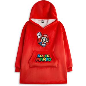 (9-13 Years) Nintendo Blanket Hoodie (Boys Red) (9-13 Years) Nintendo Blanket Hoodie (Boys Red)