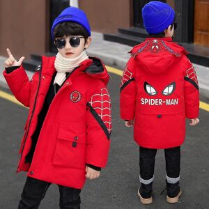 Unbranded (Red, 120cm(4-5 years)) Spider-man Hooded Jacket Kids Winter Warm Coat Unbranded (Red, 120cm(4-5 years)) Spider-man Hooded Jacket Kids Winter Warm Coat
