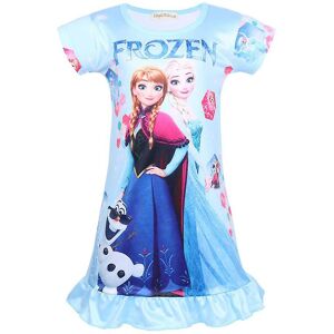 Unbranded (Light Blue, 3-4 Years) Kids Frozen Elsa Anna Nightdress Girls Summer Pyjamas Ni Unbranded (Light Blue, 3-4 Years) Kids Frozen Elsa Anna Nightdress Girls Summer Pyjamas Ni