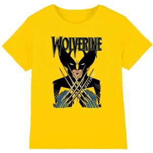 (3-4 Years, Yellow) Marvel Childrens/Kids X-Men Wolverine Action Shot T-Shirt (3-4 Years, Yellow) Marvel Childrens/Kids X-Men Wolverine Action Shot T-Shirt