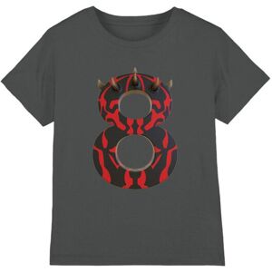 (12-13 Years, Charcoal) Star Wars Childrens/Kids 8 Darth Maul T-Shirt (12-13 Years, Charcoal) Star Wars Childrens/Kids 8 Darth Maul T-Shirt