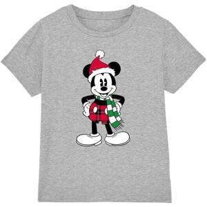 (5-6 Years, Sport Heather) Disney Childrens/Kids Mickey Mouse Tartan Christmas T (5-6 Years, Sport Heather) Disney Childrens/Kids Mickey Mouse Tartan Christmas T