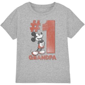 (5-6 Years, Sport Heather) Disney Childrens/Kids Number 1 Grandpa Mickey Mouse T (5-6 Years, Sport Heather) Disney Childrens/Kids Number 1 Grandpa Mickey Mouse T
