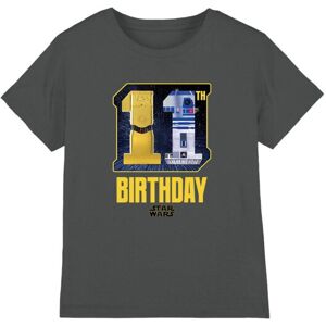 (12-13 Years, Charcoal) Star Wars Childrens/Kids C3PO R2-D2 Space 11th Birthday (12-13 Years, Charcoal) Star Wars Childrens/Kids C3PO R2-D2 Space 11th Birthday