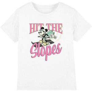 (5-6 Years, White) Disney Childrens/Kids Hit The Slopes Mickey Mouse T-Shirt (5-6 Years, White) Disney Childrens/Kids Hit The Slopes Mickey Mouse T-Shirt