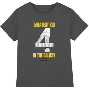 (7-8 Years, Charcoal) Star Wars Childrens/Kids Greatest Kid Stormtrooper T-Shirt (7-8 Years, Charcoal) Star Wars Childrens/Kids Greatest Kid Stormtrooper T-Shirt