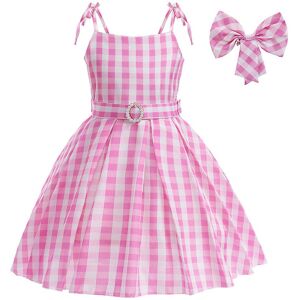 Unbranded (2-3 Years) Kids Girls Barbie Cosplay Party Dress Birthday Dress Up With Bow Hai Unbranded (2-3 Years) Kids Girls Barbie Cosplay Party Dress Birthday Dress Up With Bow Hai