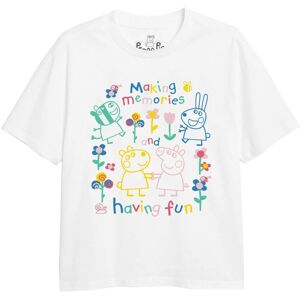 (12-13 Years, White) Peppa Pig Childrens/Kids Fun Friends Outline T-Shirt (12-13 Years, White) Peppa Pig Childrens/Kids Fun Friends Outline T-Shirt