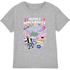 (12-13 Years, Sport Heather) Peppa Pig Childrens/Kids Dance Party T-Shirt (12-13 Years, Sport Heather) Peppa Pig Childrens/Kids Dance Party T-Shirt